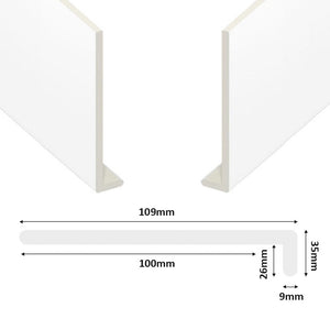 Window Sill Cover Boards - Square Edge (1m Length)