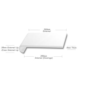 Window Sill Cover Boards - Rounded Edge (5m Length)