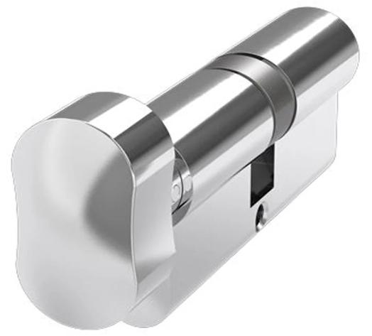 Door Lock with Keys  Thumb Turn Euro Cylinder Barrel Lock  6 Pin Anti-Drill and Anti-Pick Door Lock