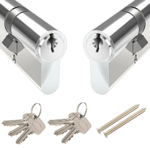 Keyed Alike Euro Cylinder Locks Pair