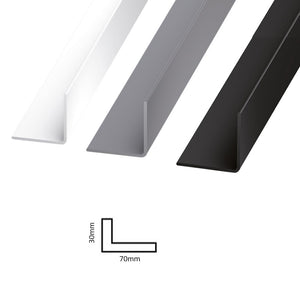 Plastic Corner Trim - 90 Degree Edge Angle - Various Sizes