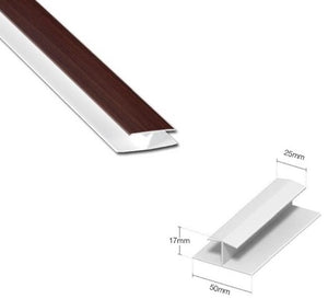 PVC External Shiplap Cladding - Rosewood